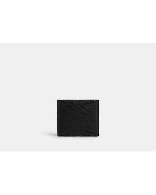 COACH Black Coin Wallet for men
