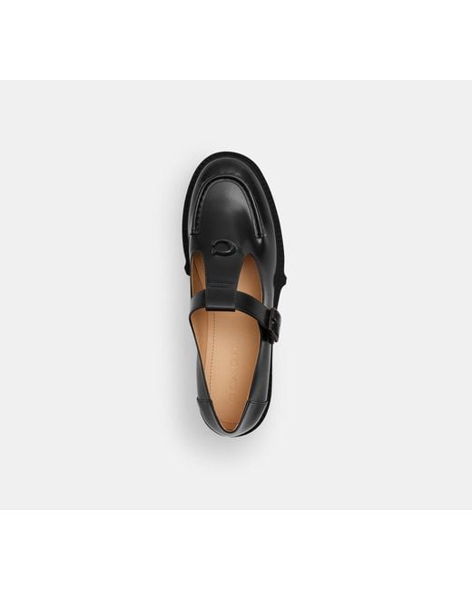 COACH Black Mary Jane Shoes