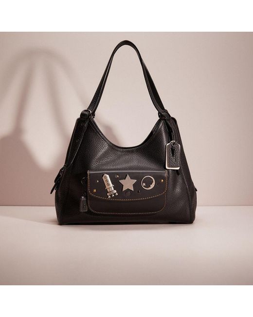 COACH Upcrafted Lori Shoulder Bag in Black Lyst