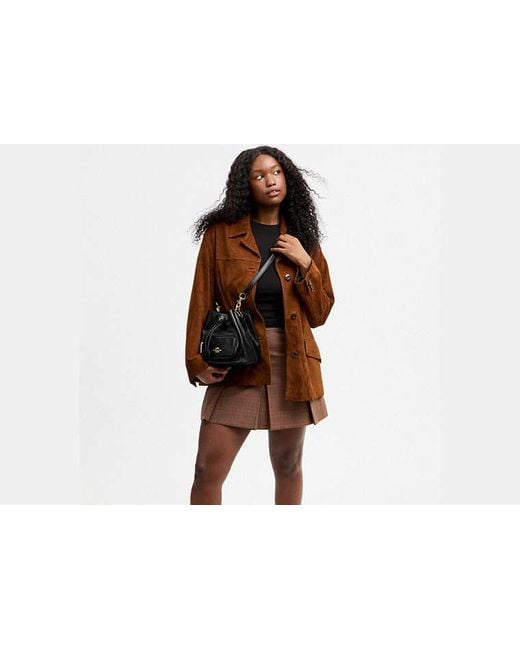 COACH Black Rowan Bucket Bag With Pocket