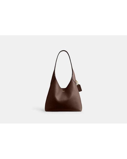 Borsa A Tracolla Brooklyn 28 di COACH in Black