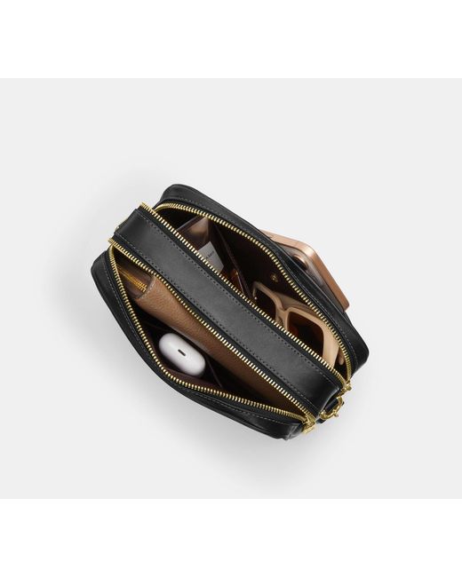 COACH Black Carey Crossbody Bag