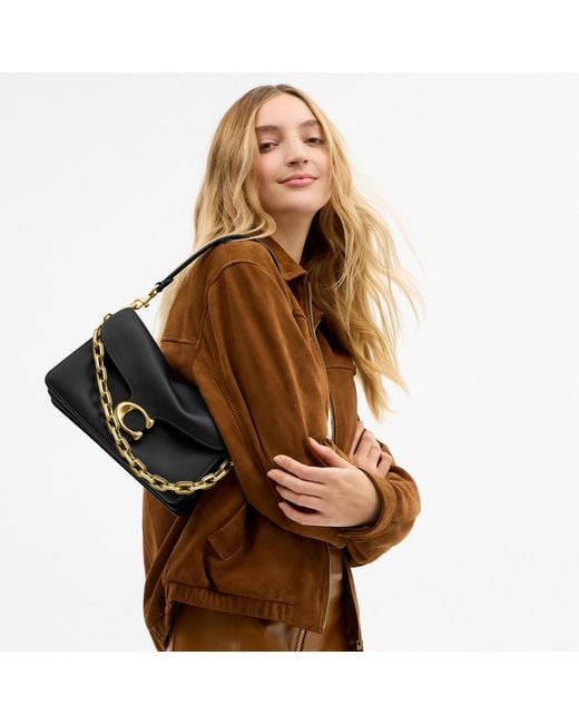 COACH Black Tabby Chain Bag