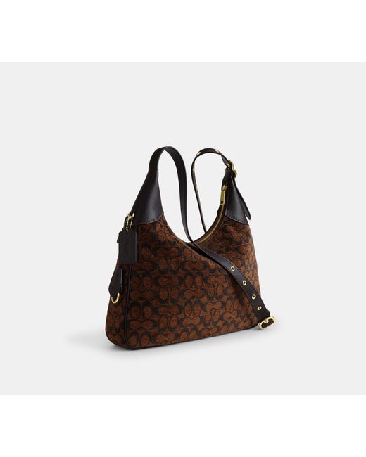 COACH Black Ella Shoulder Bag