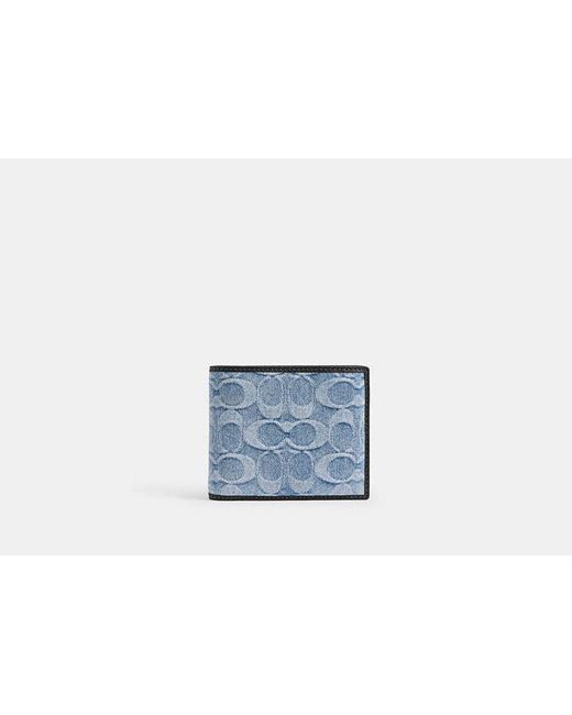 COACH Black 3-In-1 Wallet for men