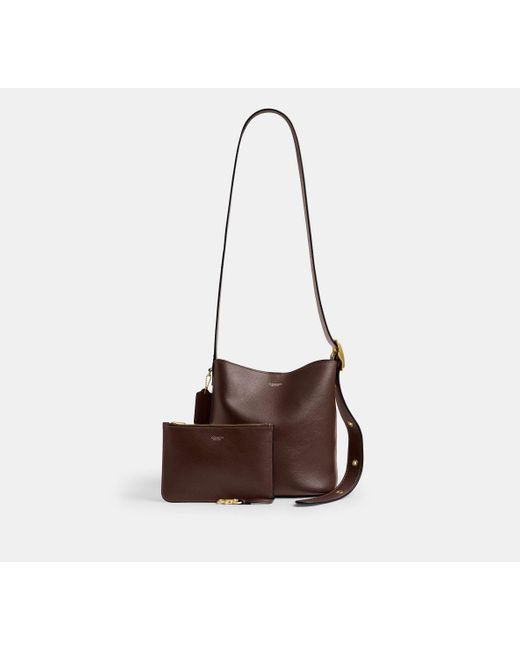 COACH Black Bleecker Bucket Bag 21