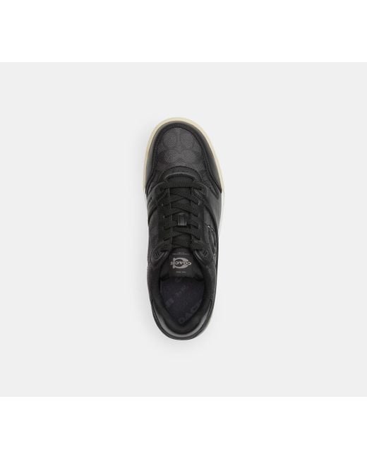 Scarpa Da Ginnastica Soho Con Tela Signature di COACH in Black da Uomo