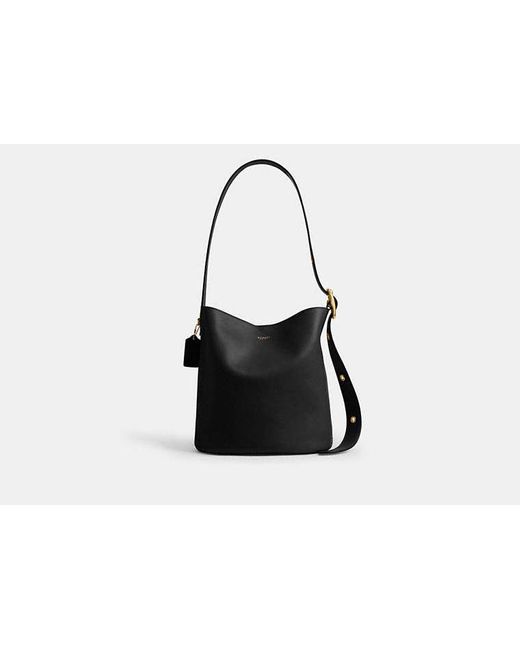 Borsa A Secchiello Bleecker di COACH in Black