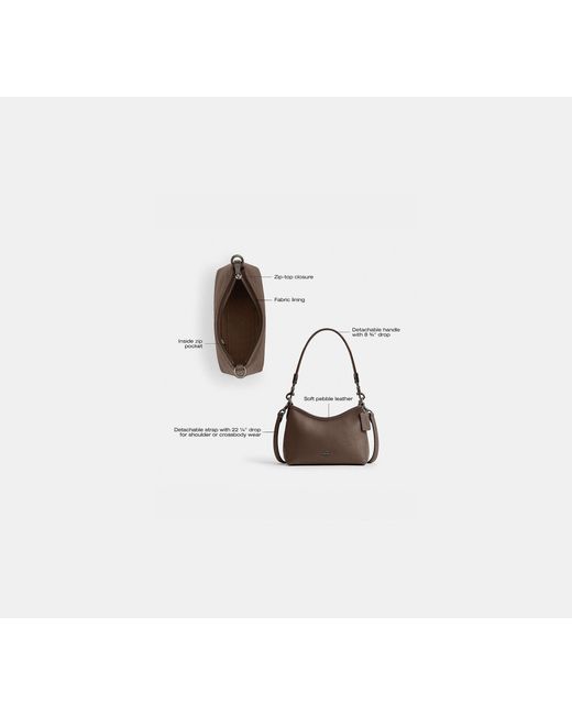 COACH Black Laurel Small Shoulder Bag