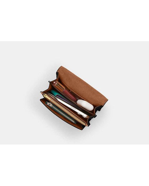 Mini Sac À Porté-Croisé Klare COACH en coloris Black