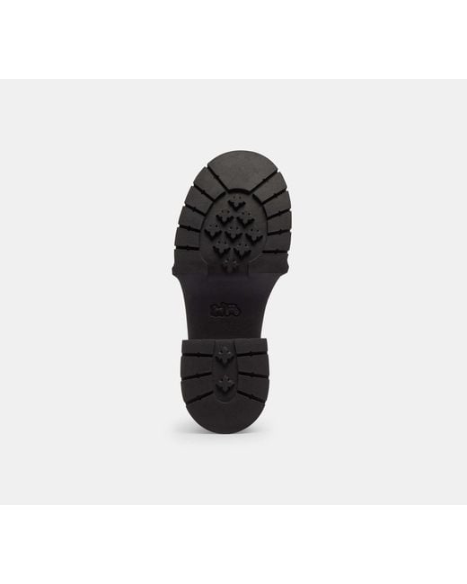 COACH Black Loafers