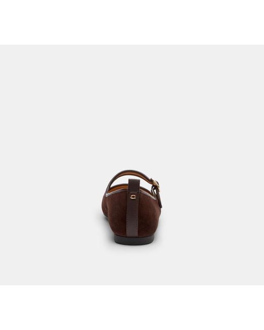 COACH Black C Rivet Mary Jane