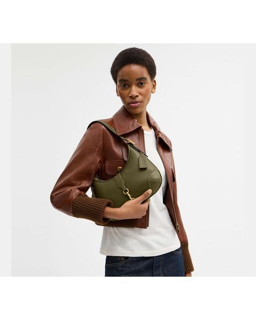 COACH Black Hamptons Hobo Bag