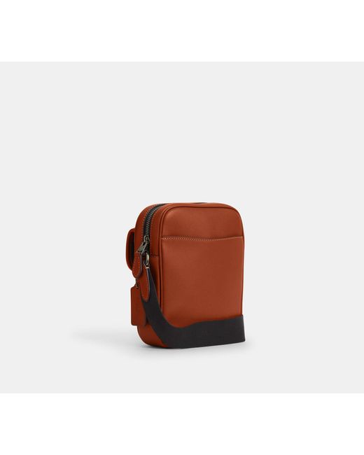 COACH Black Turnlock Crossbody Bag for men