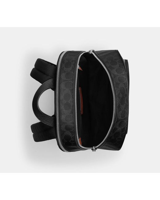 Mochila Wade En Lona De Firma COACH de hombre de color Black
