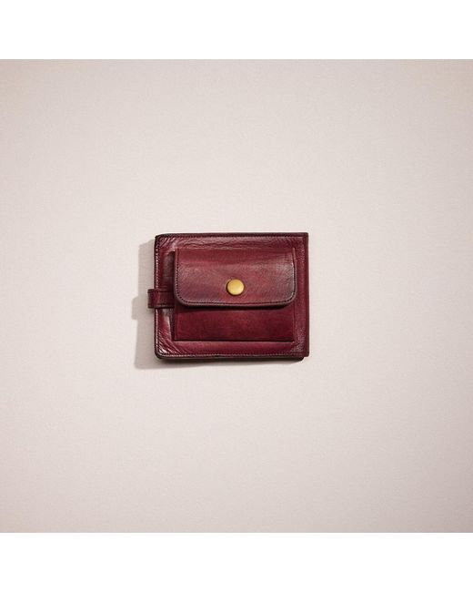 COACH Red Vintage Medium Wallet