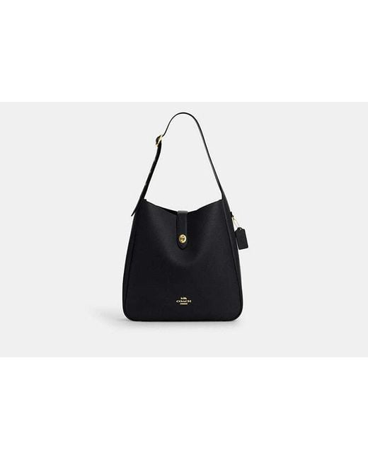 Borsa A Tracolla Grande Hadley di COACH in Black