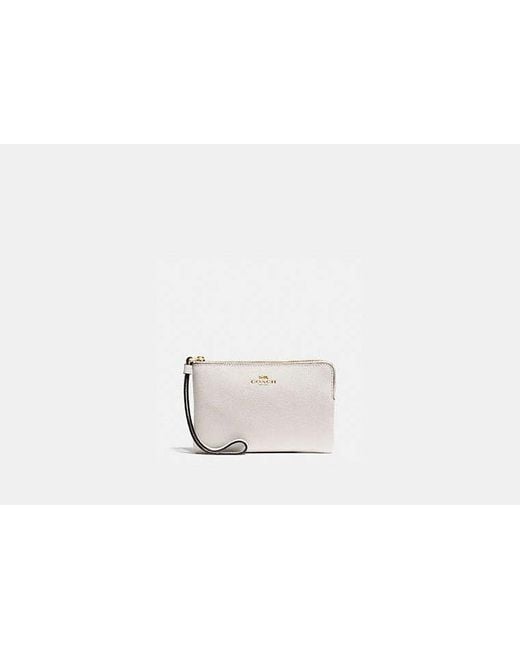 COACH Black Tasche Mit Handschlaufe Und Rundumreissverschluss