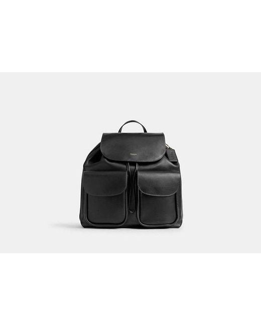 COACH Black Crosby Backpack 36