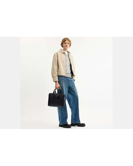 COACH Black Austin Brief for men