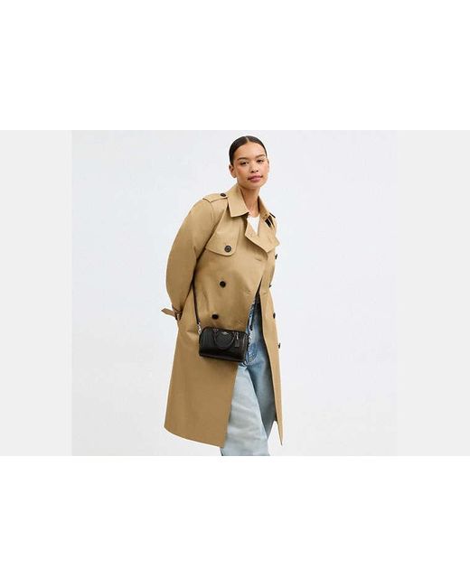 COACH Black Mini Rowan Crossbody Bag