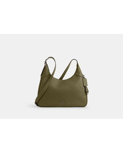 COACH Green Ella Shoulder Bag