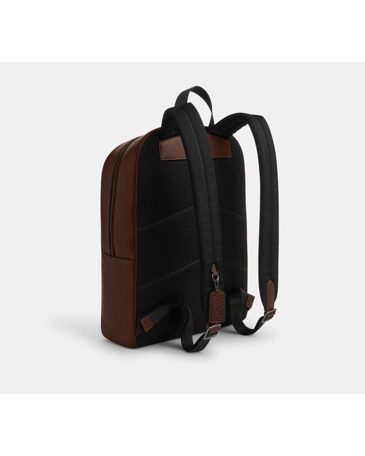 COACH Brown Owen Backpack for men