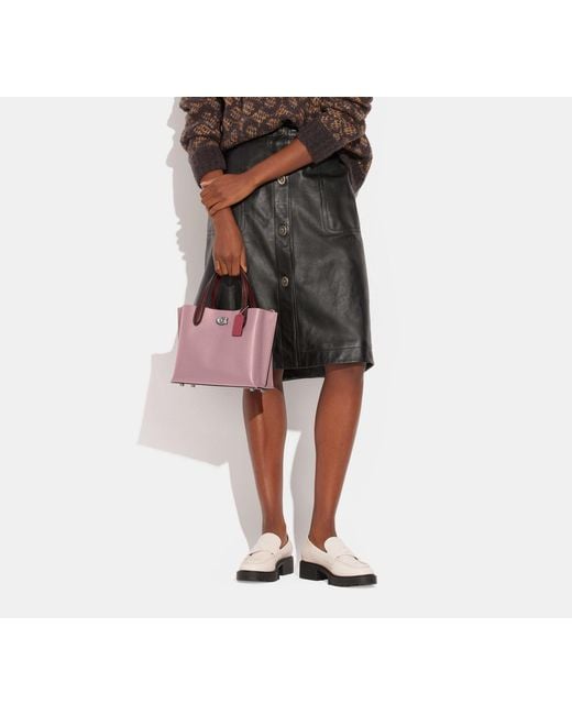 COACH Black Willow Tote Bag 24