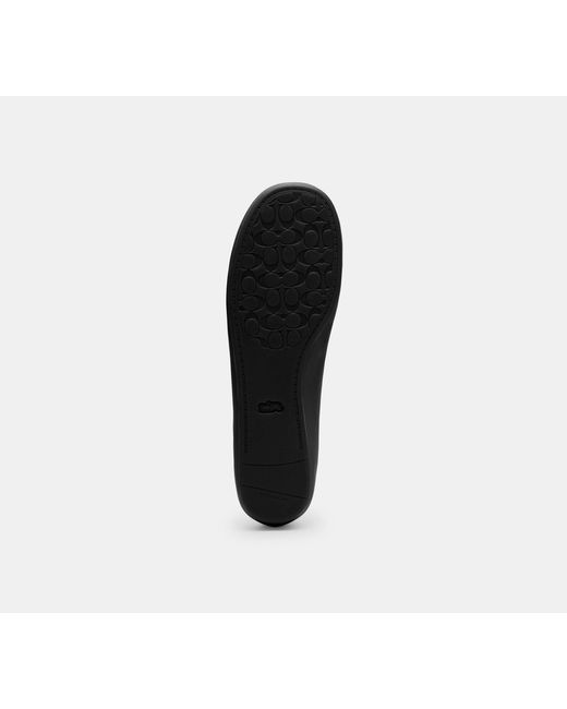 COACH Black Phoebe Ballet Flat