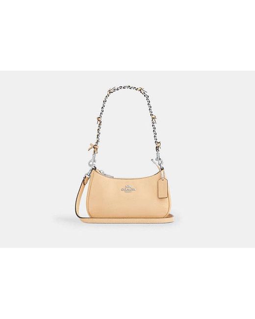 COACH Black Teri Mini Crossbody Bag With Bows