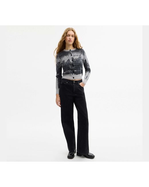 COACH Black Postcard Cardigan