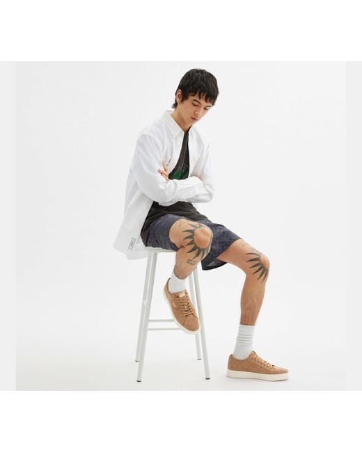COACH Black Canvas Sneaker for men