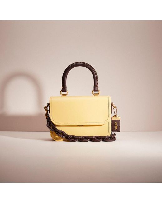 COACH Restored Rogue Top Handle In Colorblock in Metallic Lyst