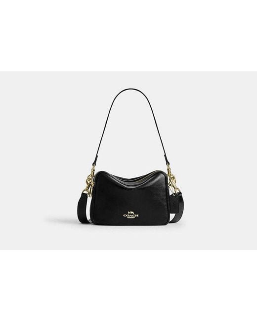 COACH Black Carey Crossbody Bag