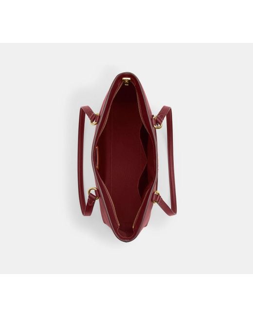 COACH Red Station Tote Bag