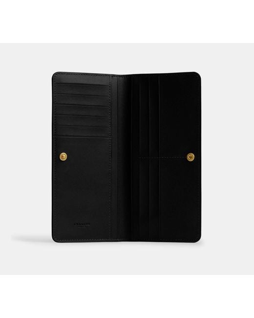 COACH Black Essential Slim Portemonnaie