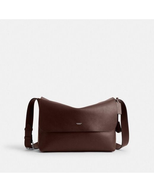 COACH Brown Ludlow Messenger Bag for men