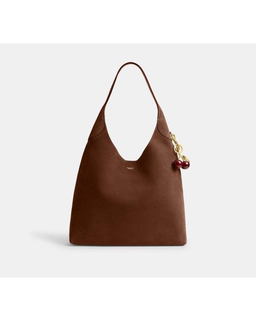 COACH Brown Brooklyn Shoulder Bag