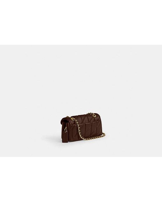 COACH Brown Tabby Shoulder Bag 20 With Pillow Quilting