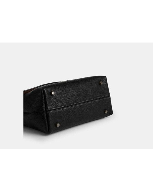 COACH Black Emory Top Handle Bag