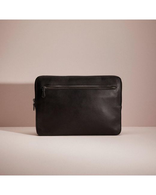 COACH Restored Laptop Case in Black Lyst