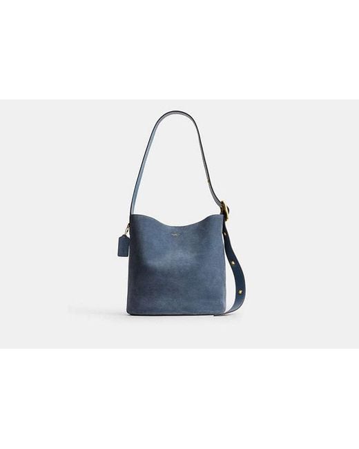 Borsa A Secchiello Bleecker di COACH in Blue