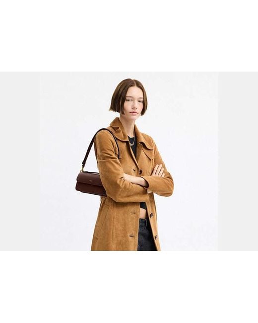 COACH Black New York Elora Top Handle Crossbody Bag