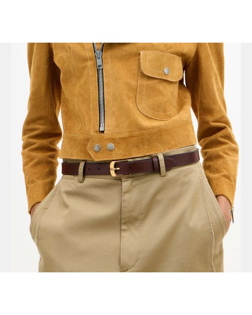 COACH Black C Harness Buckle Belt