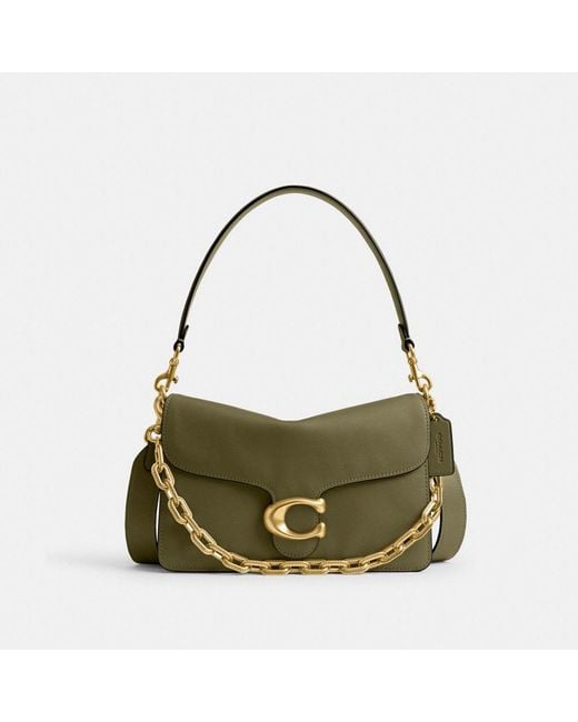 COACH Green Chain Tabby Bag