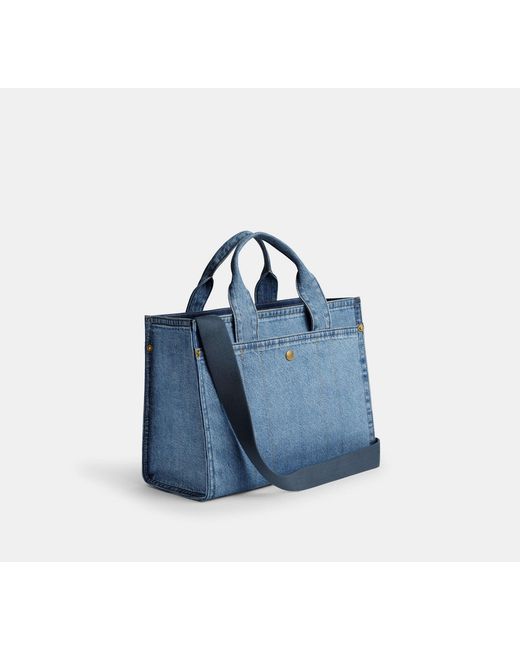 Tote Bags Cotone-Donna di COACH in Blue