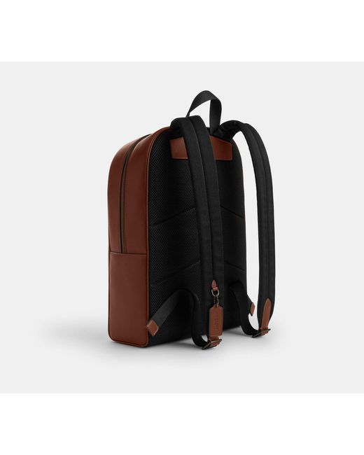 COACH Gray Owen Backpack for men