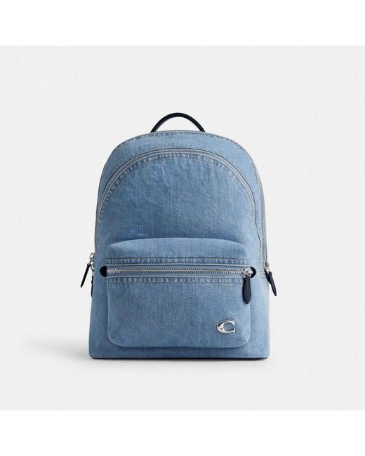 COACH Charter Backpack in Blue for Men Lyst Canada