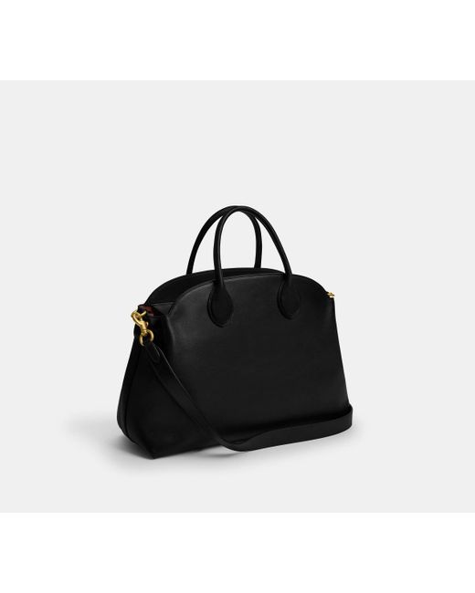 COACH Black Soft Empire Carryall Bag 40