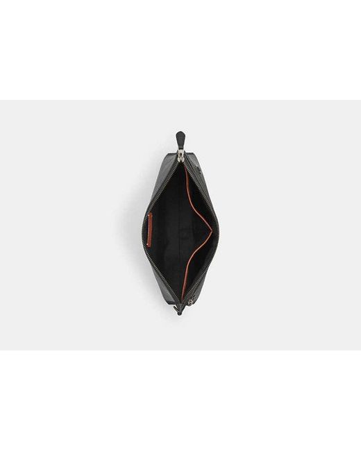 COACH Black Carry All Pouch for men